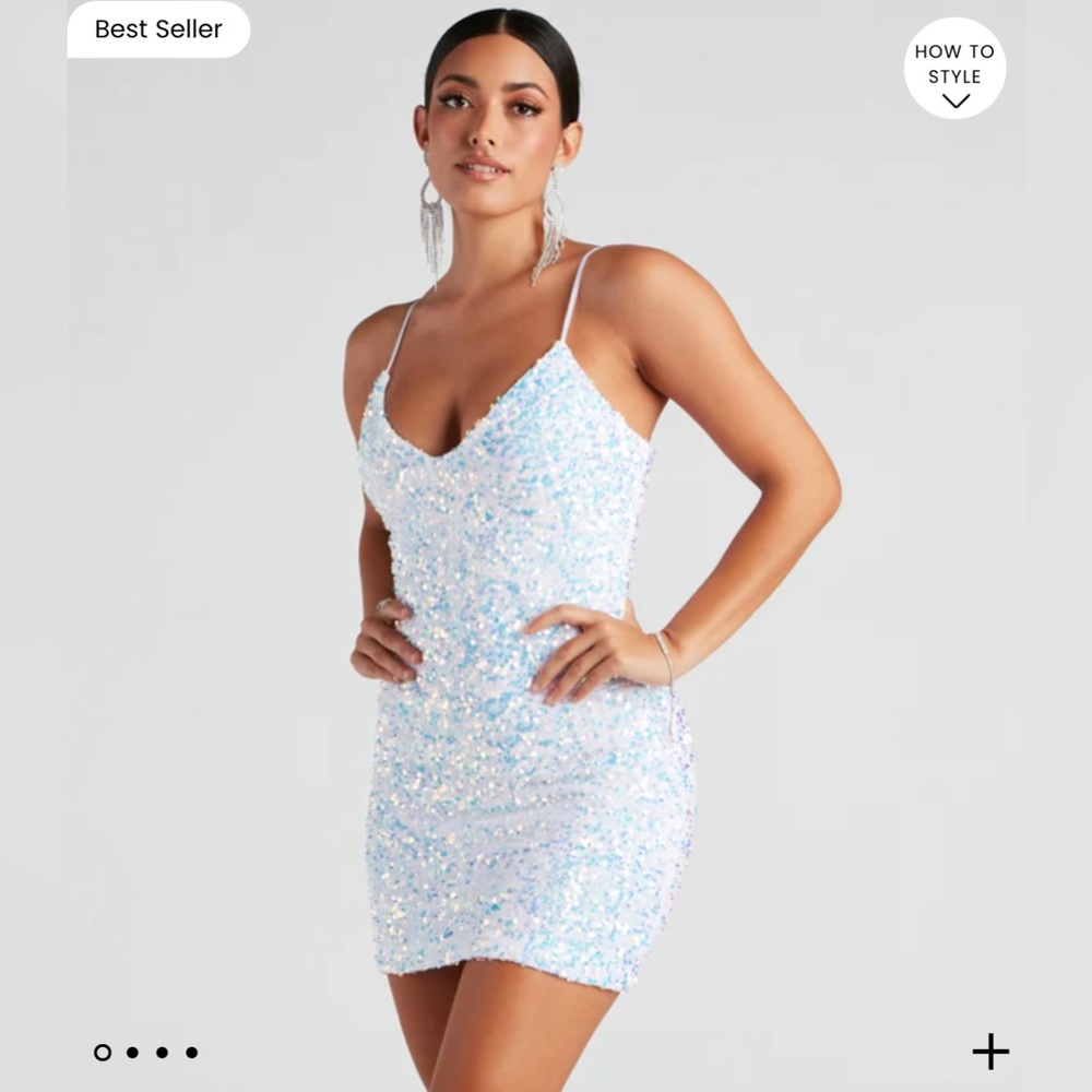 Sequin mini dress